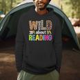 Wild About Reading Library Day Reading Books & Bookworm Men Hoodie Wild About Reading Library Day Reading Books & Bookworm Men Hoodie