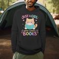 Women's Just A Girl Who Loves Books Reading Read Book Bookworm Men Hoodie Women's Just A Girl Who Loves Books Reading Read Book Bookworm Men Hoodie