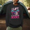 Women's I Lift So I Can Carry More Books Reader Gym Book Lover Men Hoodie Women's I Lift So I Can Carry More Books Reader Gym Book Lover Men Hoodie