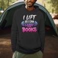 Women's I Lift So I Can Carry More Books Reader Workout Men Hoodie
