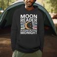 Women's Moon Reader Book Mom Reading Beyond Midnight Men Hoodie