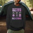 Women's Nothing Beats Reading Rock Paper Scissors Book Lover Men Hoodie Women's Nothing Beats Reading Rock Paper Scissors Book Lover Men Hoodie