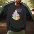 Women's Teaching Spring Semester Bunny Books Pencil Classroom Men Hoodie Women's Teaching Spring Semester Bunny Books Pencil Classroom Men Hoodie