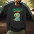 Women's Unearth a Story Summer Reading 2026 Triceratops Dino Book Men Hoodie Women's Unearth a Story Summer Reading 2026 Triceratops Dino Book Men Hoodie