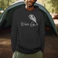 Write On Novelist Book Writer Quill Writing Men Hoodie