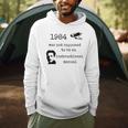 1984 Not An Instruction Manual Orwell Book Lover Themed Men Hoodie