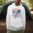 Baby Goat Small Book Reading Animal Lover Graphic Portrait Comfort Colors Crop Top Men Hoodie