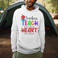THE BEST TEACHERS TEACH FROM THE HEART NOT BOOK T-SHIRT Men Women Men Hoodie