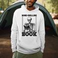 Bone-Chilling Book Book Lover Bookworm Skeleton Book Men Hoodie