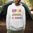 If My Book Is Open Your Mouth Is Closed Reading Books Performance Men Hoodie