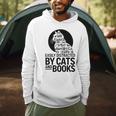 Book Reading Book Easily Distracted By Cats And Books Men Hoodie