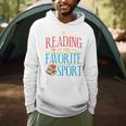 Book Reading Reading Is My Favorite Sport Raglan Baseball Tee Men Hoodie Book Reading Reading Is My Favorite Sport Raglan Baseball Tee Men Hoodie