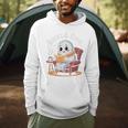 Books And Boos Reading Ghost Premium Tri-Blend Men Hoodie Books And Boos Reading Ghost Premium Tri-Blend Men Hoodie