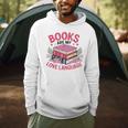 Books Are My Love Language Retro Bookworm Flowers Valentine Men Hoodie Books Are My Love Language Retro Bookworm Flowers Valentine Men Hoodie