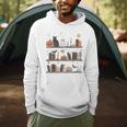 Cat Book Lover Halloween Cute Spooky Reading Premium Tri-Blend Men Hoodie