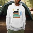 Cat And Books Retro Midcentury Mid Century Aesthetic Men Hoodie Cat And Books Retro Midcentury Mid Century Aesthetic Men Hoodie