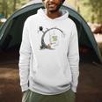 Cute Ghost Costume Reading Book Halloween Men Hoodie