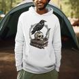 Dark Academia Raven Skull Books Men Hoodie Dark Academia Raven Skull Books Men Hoodie