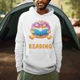 Donut Stop Reading Cute Book Reader Bookworm Donut Day Men Hoodie