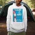 Dr Seuss The Cat In The Hat Book Cover Premium Men Hoodie