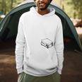Easily Distracted By Dogs Books Reader Saying Men Hoodie