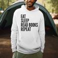 Eat Sleep Read Books Repeat Book Reader Men Hoodie