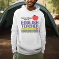 English Teacher Humor Reading Books Vocabulary Grammar Men Hoodie English Teacher Humor Reading Books Vocabulary Grammar Men Hoodie