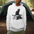 Goth Mystical Gothic Books & Cat Men Hoodie Goth Mystical Gothic Books & Cat Men Hoodie