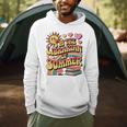 I'm The Librarian Of Summer Groovy Rainbow Retro Book Lover Men Hoodie