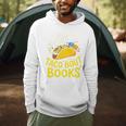 Let's Taco About Books Mexican Pun Bookworm Premium Tri-Blend Men Hoodie