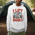 Lift So I Can Carry More Books Reading Lovers Reader Workout Premium Tri-Blend Men Hoodie
