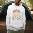 Take A Look It's In A Book Retro Reading Advocate Distressed Men Hoodie