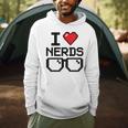 I Love Nerds For Science Or Book Lovers And Knowledge Geeks Men Hoodie I Love Nerds For Science Or Book Lovers And Knowledge Geeks Men Hoodie