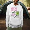 Matcha & Books Club Green Tea Latte Lovers Men Hoodie