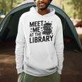 Meet Me At The Library Librarian Book Reading Books Men Hoodie