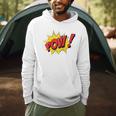 POW Comic Book Cartoon Pop Art Raglan Baseball Tee Men Hoodie POW Comic Book Cartoon Pop Art Raglan Baseball Tee Men Hoodie
