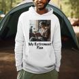 My Retirement Plan Cat Lover Wine Drinker Book Reader Men Hoodie