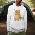 Sabre-Toothed Tiger Loves Books Wildcat Men Hoodie