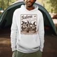 Salem Book Club Bookish Halloween Retro Salem Witch Book Men Hoodie