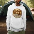 Vintage Style Maine Coon Cat Reading Books And Floofs Premium Tri-Blend Men Hoodie