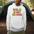 Wild About Reading Book Animal Teacher Children's Book Lover Men Hoodie Wild About Reading Book Animal Teacher Children's Book Lover Men Hoodie