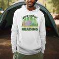 Wild About Reading Books Rhino Pig And Crocodile Men Hoodie