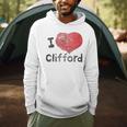 Women's Clifford The Big Red Dog I Heart Clifford Childrens Books Men Hoodie Women's Clifford The Big Red Dog I Heart Clifford Childrens Books Men Hoodie
