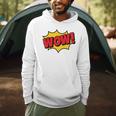 WOW Comic Book Cartoon Speech Bubble Pop Art Men Hoodie