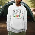 XboE Books Make Bright Christmas Light Merry Xmas Bookworm Men Hoodie