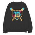 10 Years Old 10th Birthday Baseball Ice Cream Dripping Boys Unisex Sweatshirt 10 Years Old 10th Birthday Baseball Ice Cream Dripping Boys Unisex Sweatshirt