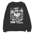100 Days Of School Baseball Bat 100th Day Of School Unisex Sweatshirt 100 Days Of School Baseball Bat 100th Day Of School Unisex Sweatshirt