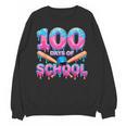 100 Days Of School Baseball Dripping Ice Cream 100th Day Unisex Sweatshirt 100 Days Of School Baseball Dripping Ice Cream 100th Day Unisex Sweatshirt