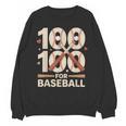 100 Days Of School Baseball Love Valentine’s Day Men Women Unisex Sweatshirt