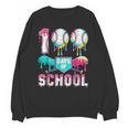 100 Days Of School Boys Kids 100th Day Of School Baseball Unisex Sweatshirt